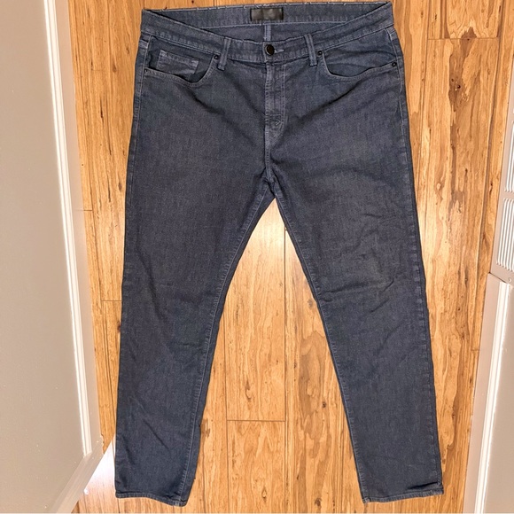 J Brand Men’s Kane Straight Leg Mid Rise Soft Dark D Denim Jeans Size 38x33 - Picture 2 of 13